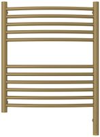 Полотенцесушитель электрический Сунержа Богема 3.1 выгнутая 600х500 МЭМ правый Матовое золото арт-032-6003-6050 — фото 1, Электрические полотенцесушители