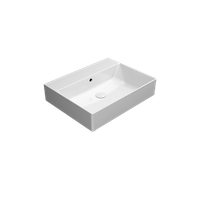 раковина подвесная/встраиваемая KUBE X 60х47 белый арт-9431111 — фото 2, Раковины подвесные