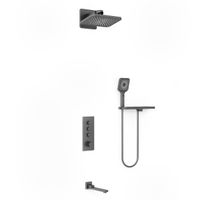 Товар: Душевой комплект встраиваемый, термостат, трехрежимный, вороненая сталь арт-VSFW-433TI4RGM - фото 1 Душевой комплект встраиваемый, термостат, трехрежимный, вороненая сталь арт-VSFW-433TI4RGM — фото 1, Встраиваемые душевые комплекты