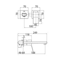 Товар: Смеситель для раковины Bossini Aki Z00731.030+Z00801 настенный встраиваемый со встраиваемой частью в комплекте цвет хром Z00731.030+Z00801 - фото 1 Смеситель для раковины Bossini Aki Z00731.030+Z00801 настенный встраиваемый со встраиваемой частью в комплекте цвет хром Z00731.030+Z00801 — фото 1, Смесители для раковины