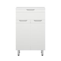 комод Омега 50 1ящик 2 двери белый MFR80008WT — фото 1, Комоды и тумбы для ванной комнаты