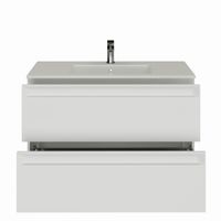 Тумба под раковину Allen Brau Eclipse 100 белый матовый арт-1.E1003.WM 2.0 — фото 2, Тумбы под раковину