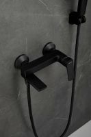 Смеситель для ванны с душем BELZ, черный арт-B60715-7 — фото 7, Смеситель для ванны