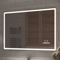 Зеркало с подсветкой VIGO Geometry Media voice 1000 050 — фото 4, Зеркала в ванную комнату