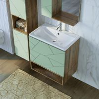 Товар: Ниша для тумбы Бриклаер КРИСТАЛЛ 70 см, дуб гранж песочный 417085417085 - фото 5 Ниша для тумбы Бриклаер КРИСТАЛЛ 70 см, дуб гранж песочный 417085417085 — фото 5, Тумбы с раковиной