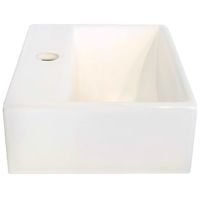 Раковина маленькая GS, 36,5x25x10,5 cm, белая керамика арт-32576 — фото 4, Раковины подвесные