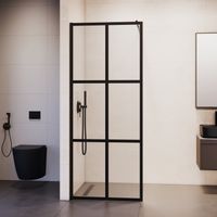 Товар: Душевая перегородка RGW WA-111B 70x195, профиль черный, стекло прозрачное(Принт)/8 мм, арт-411011107-84 - фото 5 Душевая перегородка RGW WA-111B 70x195, профиль черный, стекло прозрачное(Принт)/8 мм, арт-411011107-84 — фото 5, Душевые перегородки