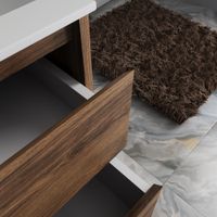 База под раковину Gio 600 подвесная, 2 выкатных ящика soft-close, C.Oak арт-VMC-2G600CO — фото 9, Тумбы под раковину