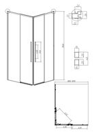 Товар: 1/2 душевого ограждения Grossman Galaxy 1/2.K33.01.90.21.02 (90х195) правая,черный матовый,стекло шиншилла, 1 место - фото 10 1/2 душевого ограждения Grossman Galaxy 1/2.K33.01.90.21.02 (90х195) правая,черный матовый,стекло шиншилла, 1 место — фото 10, Душевые кабины и ограждения