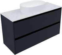 Тумба под раковину Allen Brau Activity 120 1.34007.AM антрацит матовый/черный браш — фото 15, Тумбы под раковину