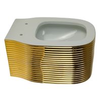 MARE Унитаз подвесной, керамика, цвет золото 32053 — фото 8, Подвесные унитазы