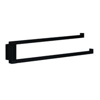 Полотенцедержатель COLOMBO DESIGN MINI Q двойной цвет черный матовый арт-B5012.NM — фото 1, Полотенцедержатели