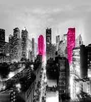 шторка д/в тканевая 180х200см "Мегаполис" MZ-121 — фото 1, Шторки на ванну