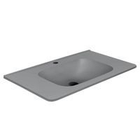 Раковина VCB-2VP800W из искусственного камня, цвет белый VCB-2VP800G — фото 1, Раковины встраиваемые сверху