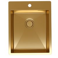 Товар: Кухонная мойка Reflexion Iseo RX2250GD брашированное золото - фото 215 Кухонная мойка Reflexion Iseo RX2250GD брашированное золото — фото 215, Кухонные мойки