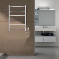 Полотенцесушитель электрический AZARIO VERONA 500/800 6 секций, диммер справа, белый арт-AZ04858W — фото 4, Электрические полотенцесушители