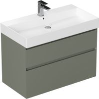 Тумба под раковину Allen Brau Infinity 85 1.210026.CGM олива матовый — фото 3, Тумбы под раковину