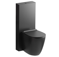 Товар: Унитаз SIMAS VIGNONI напольный приставной безободковый цвет черный VI01.NE - фото 3 Унитаз SIMAS VIGNONI напольный приставной безободковый цвет черный VI01.NE — фото 3, Подвесные унитазы