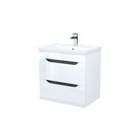 Тумба с умывальником, подвесная, 60 см, белый, Ray, IDDIS, RAY60W0i95K — фото 1, Тумбы с раковиной