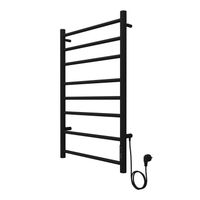 Полотенцесушитель электрический AZARIO PARMA 500/800 8 секций, диммер справа, черный арт-AZ10858B — фото 6, Электрические полотенцесушители