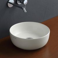 Раковина Scarabeo GLAM накладная без перелива без отверстий цвет белый матовый арт-1808 41 — фото 4, Раковины накладные