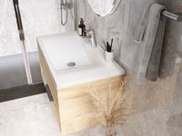 Раковина мебельная и на столешницу Pulsus 90 L арт-4627173210492 — фото 4, Раковины встраиваемые сверху