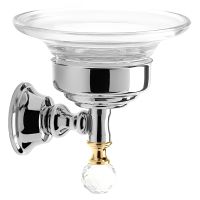 Мыльница Webert Karenina , хром/золото арт-KA500101017 — фото 1, Мыльницы