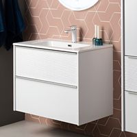 Тумба с раковиной Aquanet Вита 80 цв. белый матовый арт-00339162 — фото 1, Тумбы с раковиной