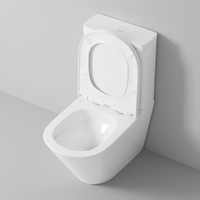 Унитаз напольный Grossman (605х380х825) безободковый,белый матовый с тонкой крышкой,микролифт,смыв торнадо,2 места арт-GR-4450MSQ — фото 5, Напольные унитазы