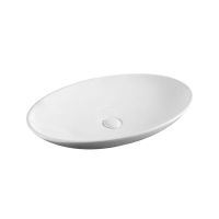 Раковина накладная Azario 655х395х140 овальная, белый арт-AZ- 40148 — фото 3, Раковины накладные