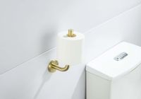 Товар: AQ4207BG ОБЕРОН бумагодержатель для запасного рулона, шлиф. золото - фото 4 AQ4207BG ОБЕРОН бумагодержатель для запасного рулона, шлиф. золото — фото 4, Держатели туалетной бумаги