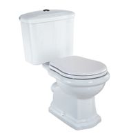 BELLA Комплект унитаз моноблок выпуск в стену, бачок с кнопкой хром, белый (БЕЗ КРЫШКИ) 30311 — фото 1, Унитазы