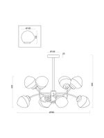 Товар: Люстра Freya FR8017PL-08MG - фото 4 Люстра Freya FR8017PL-08MG — фото 4, Люстры