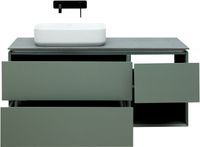 Тумба под раковину Allen Brau Infinity 120 1.21005.CGM L олива матовый — фото 4, Тумбы под раковину