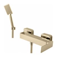 Смеситель для душа Webert Pegaso , матовое золото арт-PE870101794 — фото 1, Смесители для душа с лейкой