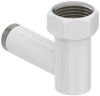 Уголок Уголок переходной Стилье (G 1" НГ х G 3/4" НР) Белый 122000-1034 — фото 3, Комплектующие для полотенцесушителей