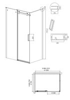 Товар: Душевое ограждение Grossman Classic 100.K33.04.100.10.00-200.K33.04.70.10.00 (100х70х195) раздвижная,хром,стекло прозрачное,2 места арт-120.K33.04.1070.10.00 - фото 9 Душевое ограждение Grossman Classic 100.K33.04.100.10.00-200.K33.04.70.10.00 (100х70х195) раздвижная,хром,стекло прозрачное,2 места арт-120.K33.04.1070.10.00 — фото 9, Прямоугольные душевые уголки
