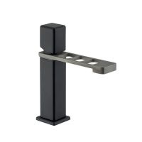 Смеситель для раковины Webert ONE-X , черный/сталь арт-OX830102441 — фото 1, Смесители для раковины