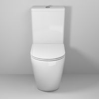 Унитаз напольный Grossman (660х390х855) безободковый,белый с тонкой крышкой,микролифт,смыв торнадо,2 места арт-GR-4407SQ — фото 4, Напольные унитазы