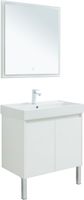 Мебель для ванной Aquanet Nova Lite 75 белый глянец (2 дверцы) арт-00302535 — фото 5, Комплекты мебели для ванной