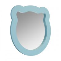 Зеркало КАСПЕР МИШКА, фигурное, голубой матовый 1A283502CR0E0 — фото 2, Зеркала в ванную комнату