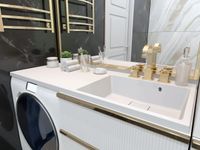 Раковина Azario Paola Magenta 1200 R правосторонняя, литьевой мрамор, белый арт-CS00078452 — фото 9, Раковины встраиваемые сверху