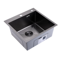 Кухонная мойка Splenka S701.5050.09, графит — фото 1, Кухонные мойки