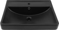 Раковина Aquanet Ирис 60 черная матовая арт-00329247 — фото 5, Раковины встраиваемые сверху