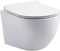 Унитаз подвесной Aquanet ornado арт-CETUS W Short T — фото 1, Подвесные унитазы