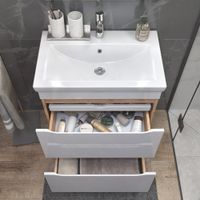 Тумба под раковину VIGO Grani 70 напольная дуб золотой (202 дуб золотой) — фото 5, Тумбы под раковину