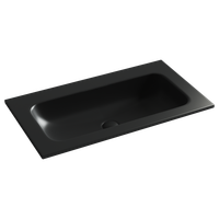 Раковина накладная мебельная Grace прямоугольная без отверстия под смеситель, 810x457x137мм, цвет черный матовый, арт. CN7012MBwx — фото 1, Раковины встраиваемые сверху