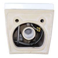 Унитаз импульсный Azario 360х590х380 подвесной, квадратный, быстросъемное сиденье микролифт, монтажная рама в комплекте арт-AZ-101C — фото 10, Подвесные унитазы