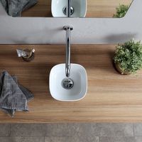 Товар: Раковина Scarabeo GLAM накладная без перелива без отверстий цвет белый арт-1809 - фото 4 Раковина Scarabeo GLAM накладная без перелива без отверстий цвет белый арт-1809 — фото 4, Раковины накладные