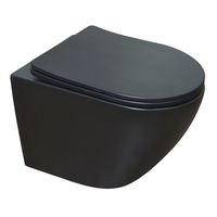 Сет AZARIO инсталляция + Унитаз подвесной Gloria с быстросъемным сиденьем микролифт, черный матовый арт-AZ-8010-1000+AZ-2003MB — фото 3, Комплекты унитаз + инсталляция